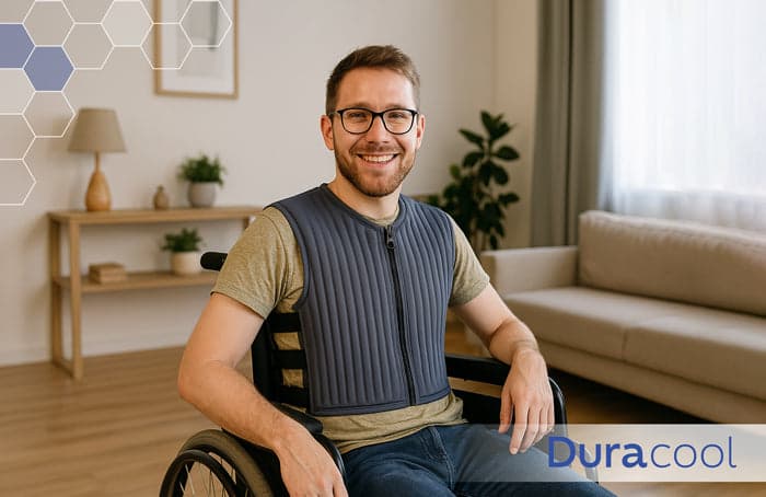 Man wheelchair home